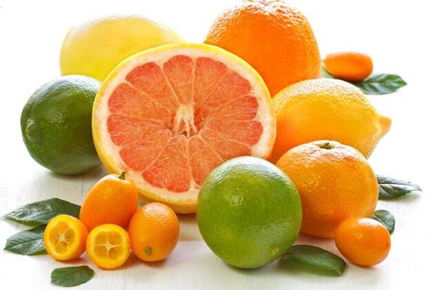 citrusové plody na zvýšenie potencie